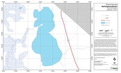 Sépaq Lac de la Chanson (Ashuapmushuan) digital map