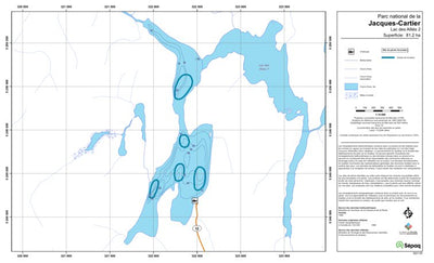 Sépaq Lac des Alliés 2 (Jacques-Cartier) digital map