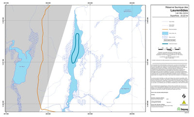 Sépaq Lac des Joncs (Laurentides) digital map
