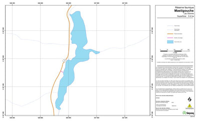Sépaq Lac Dionne (Mastigouche) digital map