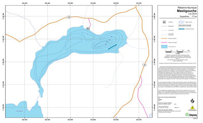 Sépaq Lac Doré (Mastigouche) digital map