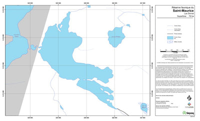 Sépaq Lac Dorval (Saint-Maurice) digital map