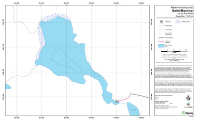 Sépaq Lac du Bois Brûlé (Saint-Maurice) digital map