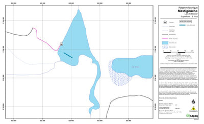 Sépaq Lac du Brasier (Mastigouche) digital map