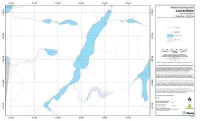 Sépaq Lac du Chardon (Laurentides) digital map