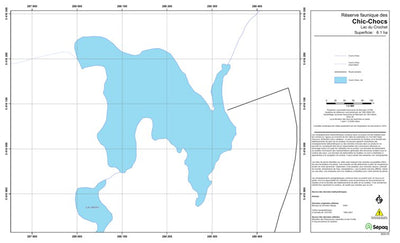 Sépaq Lac du Crochet (Chic-Chocs) digital map