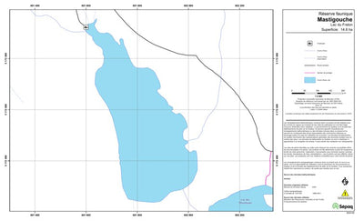 Sépaq Lac du Frelon (Mastigouche) digital map