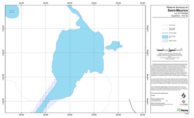 Sépaq Lac du Passage (Saint-Maurice) digital map
