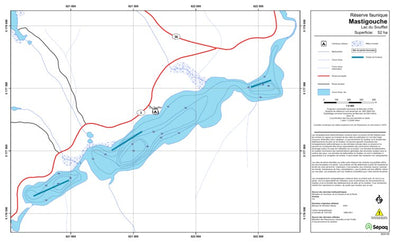 Sépaq Lac du Soufflet (Mastigouche) digital map