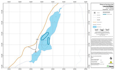 Sépaq Lac du Talweg (Laurentides) digital map