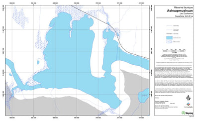 Sépaq Lac Ducharme (Ashuapmushuan) digital map