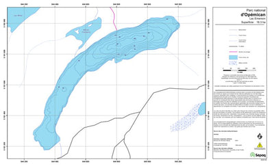 Sépaq Lac Emerson (Opémican) digital map