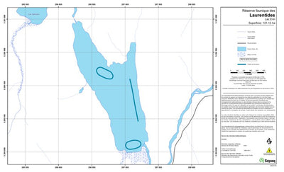 Sépaq Lac Érin (Laurentides) digital map