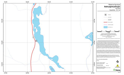 Sépaq Lac Étiré (Ashuapmushuan) digital map