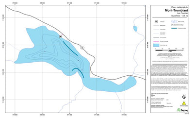 Sépaq Lac Fournier (Mont-Tremblant) digital map