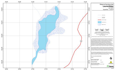 Sépaq Lac Galin (Laurentides) digital map