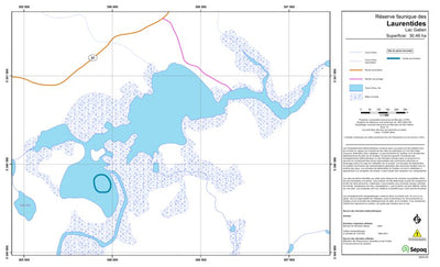 Sépaq Lac Gatien (Laurentides) digital map