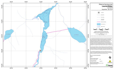 Sépaq Lac Gavitt (Laurentides) digital map