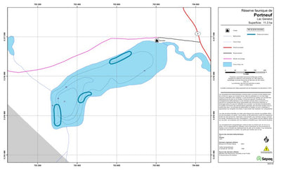 Sépaq Lac Genetot (Portneuf) digital map