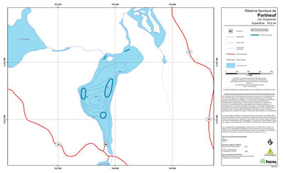 Sépaq Lac Guyaumar (Portneuf) digital map
