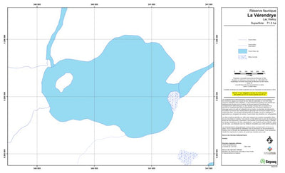 Sépaq Lac Halloy (La Vérendrye) digital map
