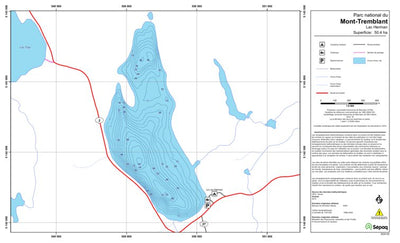 Sépaq Lac Herman (Mont-Tremblant) digital map