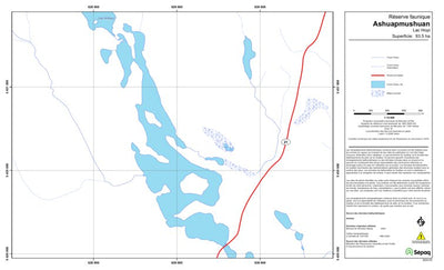 Sépaq Lac Hopi (Ashuapmushuan) digital map