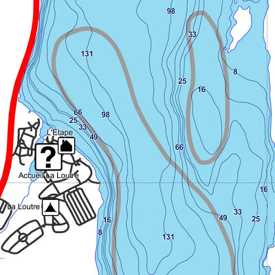 Sépaq Lac Jacques-Cartier (Laurentides) digital map
