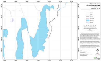 Sépaq Lac Jaudoin (Ashuapmushuan) digital map