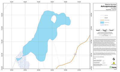 Sépaq Lac Julien (Ashuapmushuan) digital map