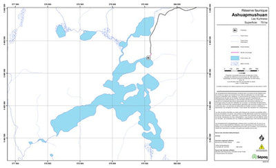 Sépaq Lac Kurtness (Ashuapmushuan) digital map