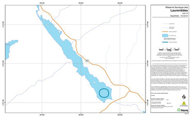 Sépaq Lac La (Laurentides) digital map