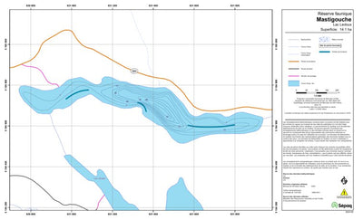 Sépaq Lac Ledoux (Mastigouche) digital map