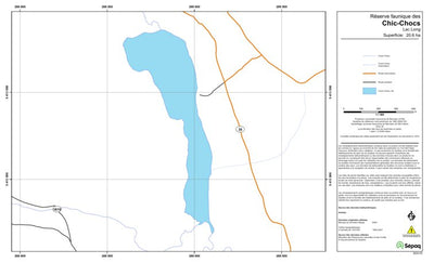 Sépaq Lac Long (Chic-Chocs) digital map