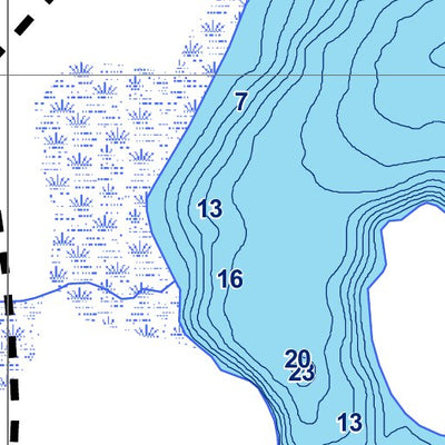 Sépaq Lac Long (Opémican) digital map