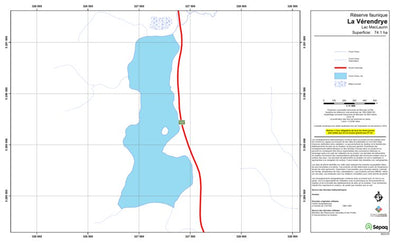 Sépaq Lac MacLaurin (La Vérendrye) digital map