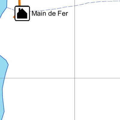 Sépaq Lac Main de Fer (Portneuf) digital map