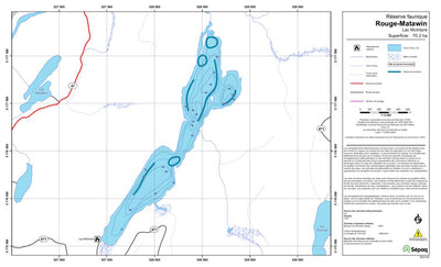 Sépaq Lac McIntyre (Rouge-Matawin) digital map