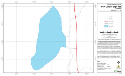 Sépaq Lac Mélèze (Port-Cartier-Sept-Îles) digital map