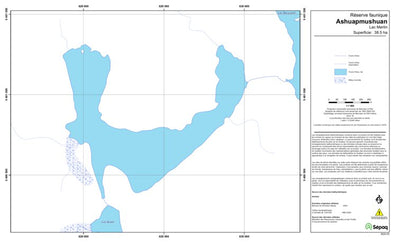 Sépaq Lac Merlin (Ashuapmushuan) digital map