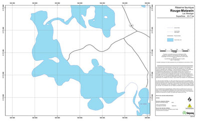 Sépaq Lac Mestiger (Rouge-Matawin) digital map