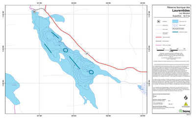 Sépaq Lac Ministuk (Laurentides) digital map