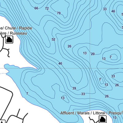 Sépaq Lac Monroe (Mont-Tremblant) digital map