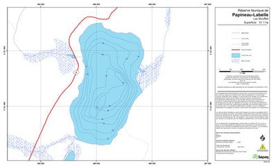 Sépaq Lac Moufflet (Papineau-Labelle) digital map