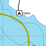 Sépaq Lac Odelin (Rouge-Matawin) digital map