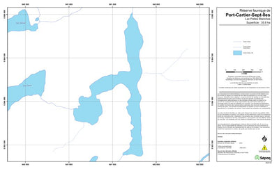 Sépaq Lac Pattes Blanches (Port-Cartier-Sept-Îles) digital map