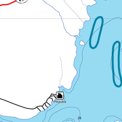 Sépaq Lac Pikauba (Laurentides) digital map