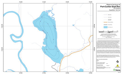 Sépaq Lac Profond (Port-Cartier-Sept-Îles) digital map