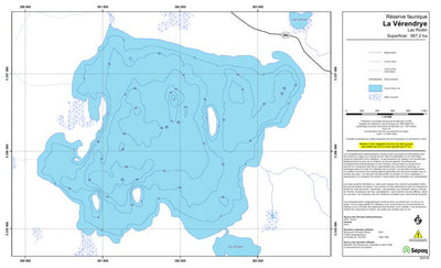 Sépaq Lac Rodin (La Vérendrye) digital map