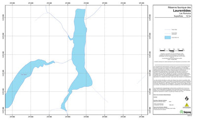Sépaq Lac Romulus (Laurentides) digital map